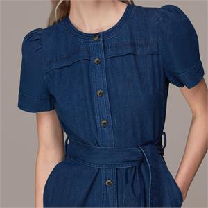 Whistles Alana Denim Jumpsuit